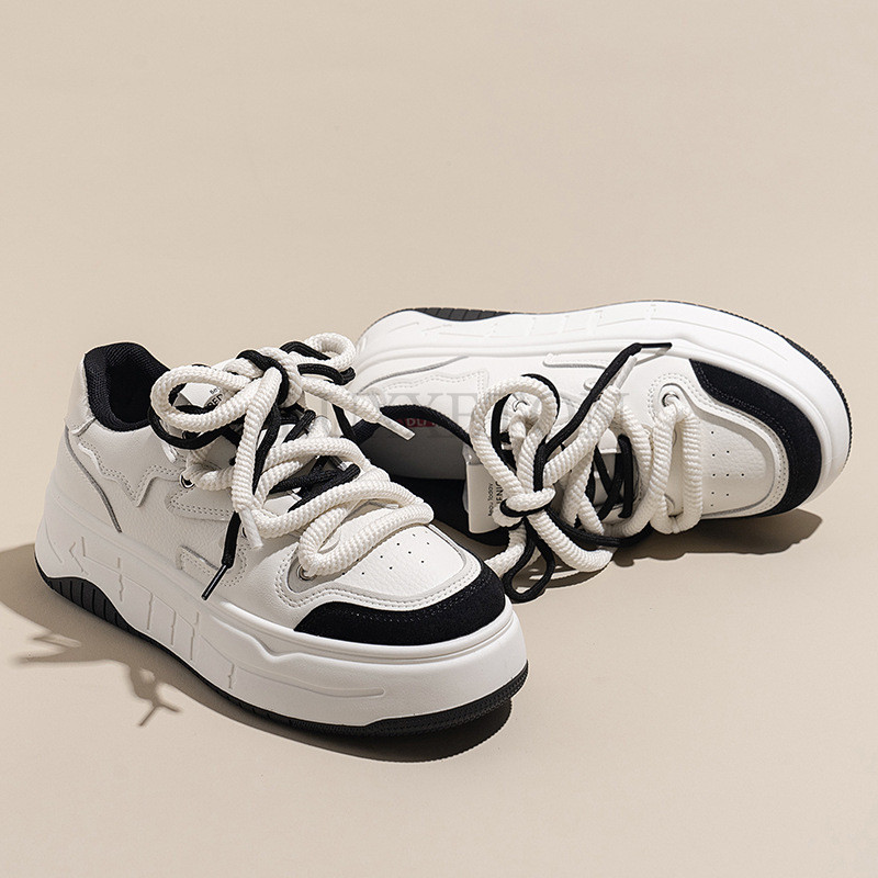 Ležerne tenisice Ženske Prozračne mrežaste svijetle na vezanje Mješovite boje Platforme Ženske cipele Ručni rad