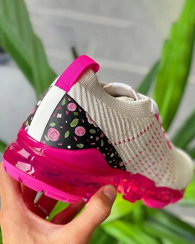 Pantofi sport de lux pentru femei de mărime mare 2023 pantofi casual noi europeni și americani pantofi de alergare colorați pantofi vulcanizați pantofi sport