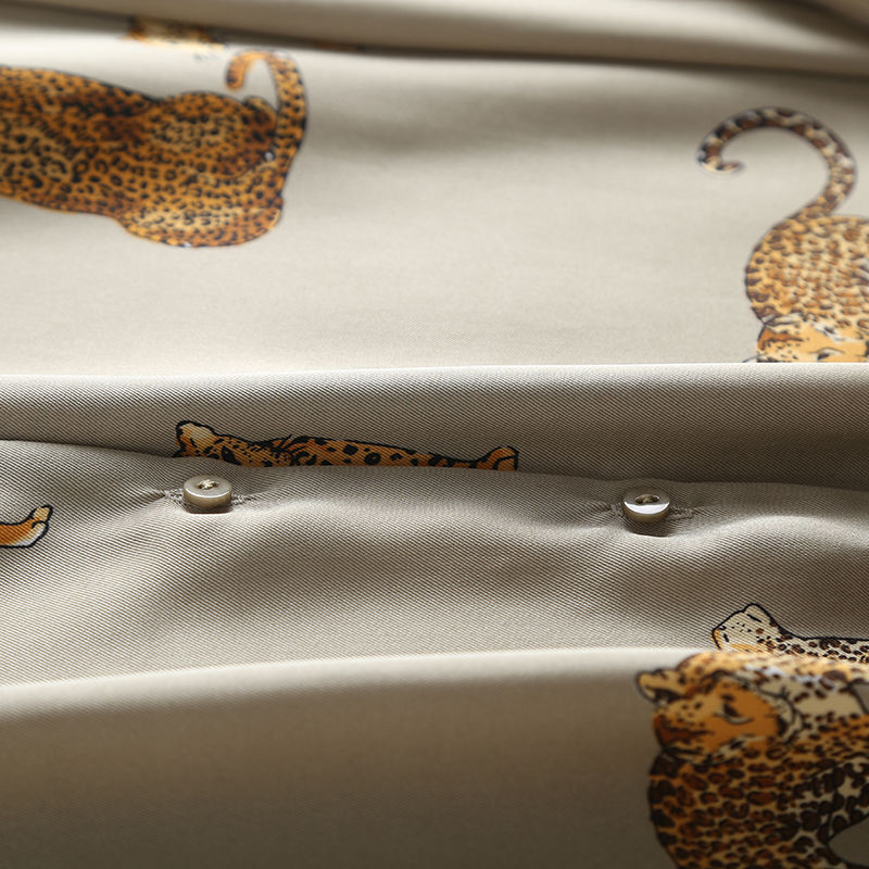 Modna košulja s proljetnim uzorkom leoparda Ženska bluza s otvorenim ovratnikom dugih rukava Ženske vintage majice Vrećaste ženske majice Odjeća