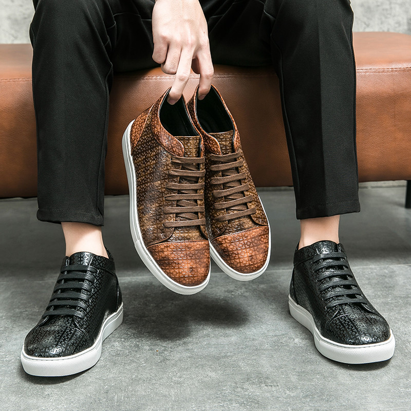 Pánske originálne luxusné členkové čižmy, originálne pánske krátke ležérne topánky, vysoké ploché topánky, spoločenské módne gumáky, pánske chelsea čižmy