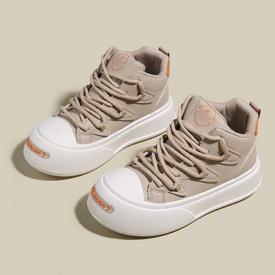 Nove jesenske ženske modne cipele s velikim slovom i križem Ležerne cipele na vezanje Prozračne, udobne studentske cipele Vulkanizirane cipele