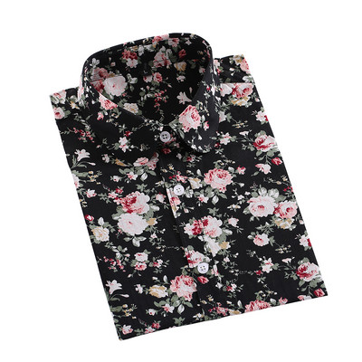 Ženske košulje dugih rukava, pamučna bluza, modni print, trešnje, usne, cvijet, gornje majice za žene, jesenske ispod košulje, ženske uredske