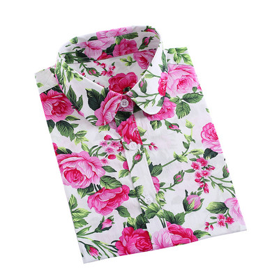 Ženske košulje dugih rukava, pamučna bluza, modni print, trešnje, usne, cvijet, gornje majice za žene, jesenske ispod košulje, ženske uredske