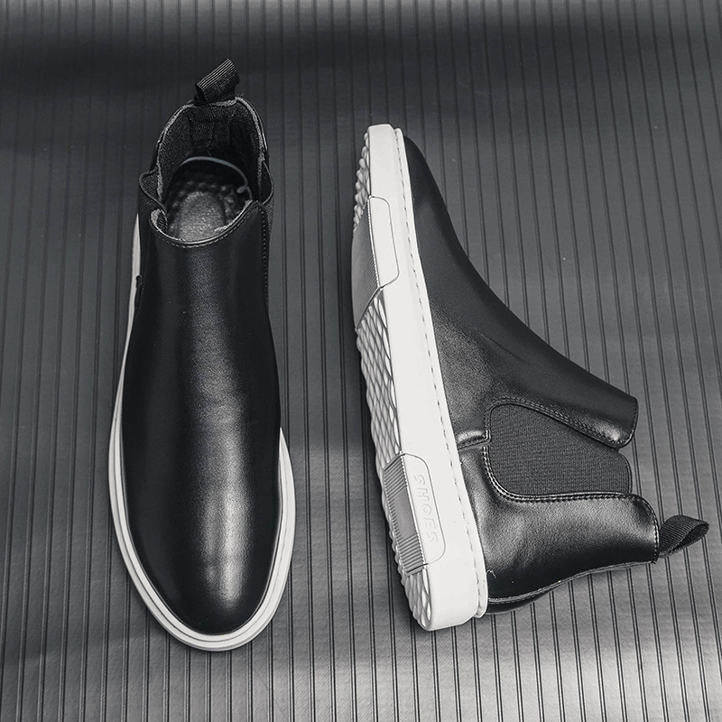 2022 m. nauji vyriški Chelsea batai prabangūs prekės ženklo britiški auliniai batai madingi kokybiški odiniai batai motociklininkui vyriški batai didelio dydžio