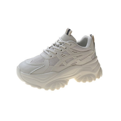 Nove crne tatine zdepaste tenisice Ležerne vulkanizirane cipele Ženske tenisice s visokom platformom Bijele tenisice na vezanje Žene 2023.