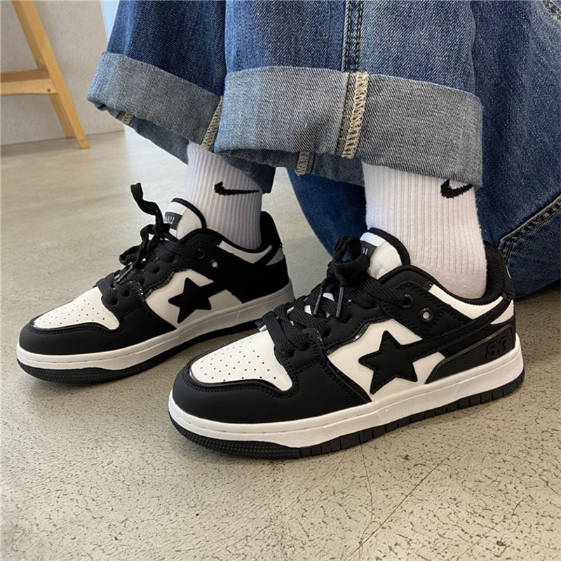 Γυναικεία Casual Αθλητικά Παπούτσια Personality Star Running Αθλητικά Παπούτσια τένις Παπούτσια Skateboard Παπούτσια Trainers Skate Flats Walking Sneakers