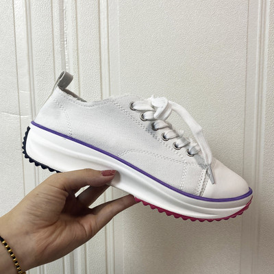 Modne ženske cipele Platforma Ležerne ženske tenisice Tenisice na vezanje Tenisice velikih veličina Ženska sportska obuća Neklizajuće cipele za hodanje