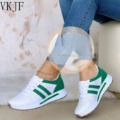2023 Pantofi pentru femei Pantofi cu platformă Patchwork din piele Pantofi sport ocazional pentru alergare în aer liber din plasă Pantofi vulcanizat Plus 43