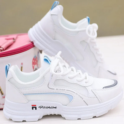 Adidași de damă, pantofi de alergare, pantofi de plasă de mers la modă respirabili, pantofi cu platformă, adidași, tenis de damă Livrare gratuită