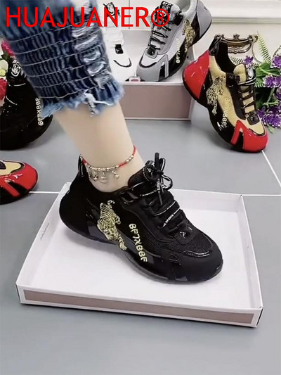 2023. gada sporta apavi Sieviešu labvēlīgi tīģera izšuvumi, elpojoši vīriešu apavi ar zemu augšdaļu, pieskaņotā krāsā, šņorējami, mazi balti apavi