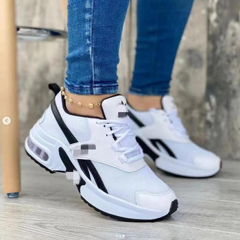 Wedge Platform Sneakers 2023 New Fashion Plus Size Casual Αθλητικά Παπούτσια Γυναικεία με κορδόνια Διχτυωτό Διχτυωτό Γυναικεία Βουλκανιζέ παπούτσια