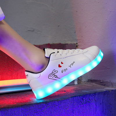 Comemore 2023 Adulti, Unisex, Femei, Bărbați, Copii, pantofi luminoși, cu încărcare USB strălucitoare, pentru băieți, cu LED-uri, pantofi cu lumină colorată, încălțăminte pentru fete