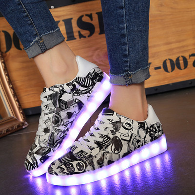 Comemore 2023 Adulti, Unisex, Femei, Bărbați, Copii, pantofi luminoși, cu încărcare USB strălucitoare, pentru băieți, cu LED-uri, pantofi cu lumină colorată, încălțăminte pentru fete