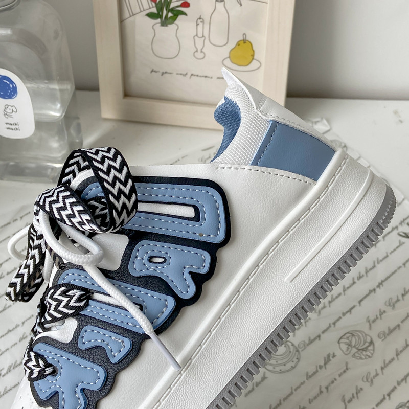 Novo proljeće 2022. Ženske tenisice Haze Blue Love Prozračne studentske ležerne sportske cipele Ženske cipele za par Borads