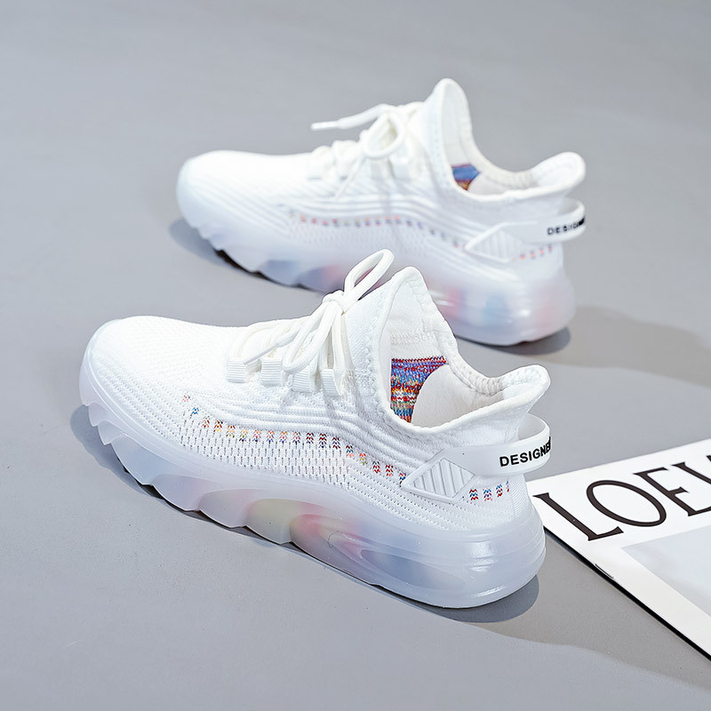 Ženska nova modna sportska obuća s platformom Ženske jesenske nove prozračne tenisice za trčanje na otvorenom Lagane ležerne tenisice