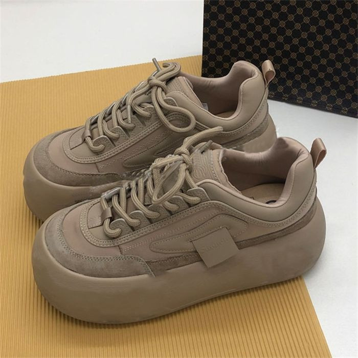 2023 pantofi grosi de iarnă pentru femei, pantofi vulcanizați ocazional cald, cizme cu platformă înaltă, pantofi de modă cu șireturi