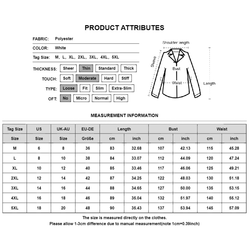 Ženska Jesen Zima S printom na gumbe V izrez Ležerna labava tunika Gornja majica Bluza Duga majica velikih veličina 2023