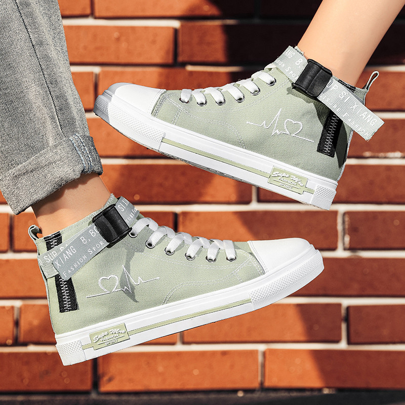 Pantofi portocalii pentru iubitori în formă de inimă, pantofi înalți pentru femei, pantofi din pânză cu broderie cardioide, cuplu espadrile, pantofi pentru femei, pantofi casual