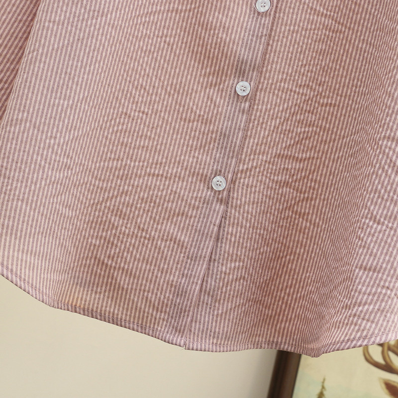 4XL Košulje veće veličine Ženske proljetne majice s vezom na prsima Široke pamučne bluze dugih rukava Oblina odjeća