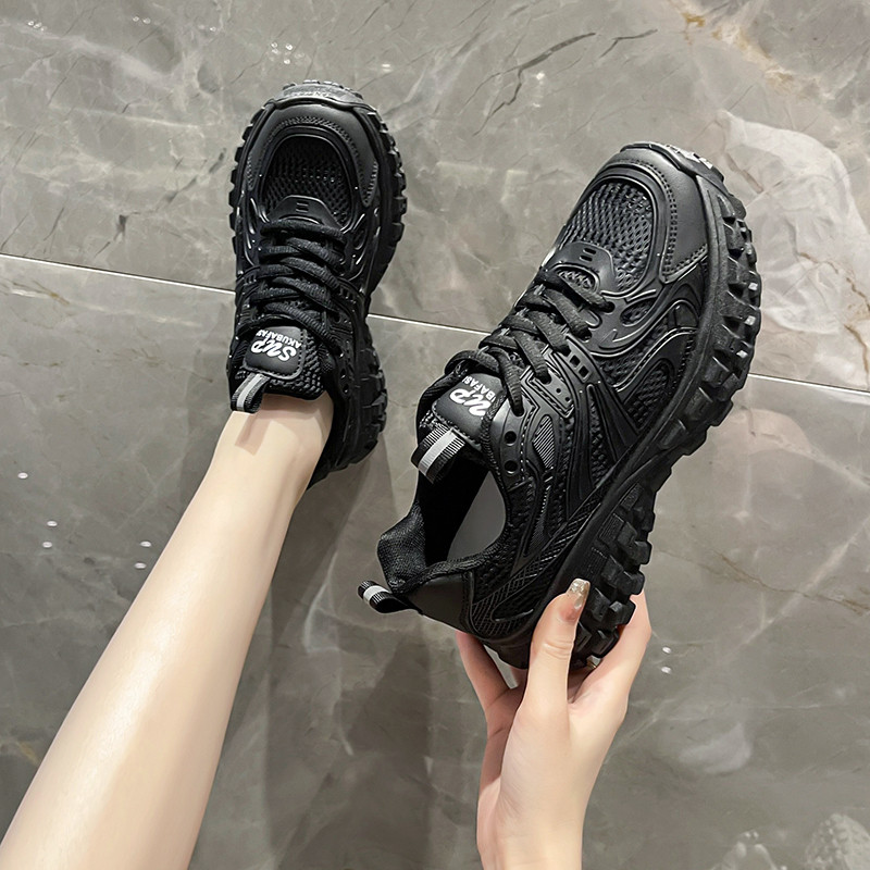 Ženske vulkanizirane cipele 2022. Proljeće Jesen Nove sportske cipele za slobodno vrijeme na otvorenom, hodanje Mrežaste prozračne čipke Udobne prozračne