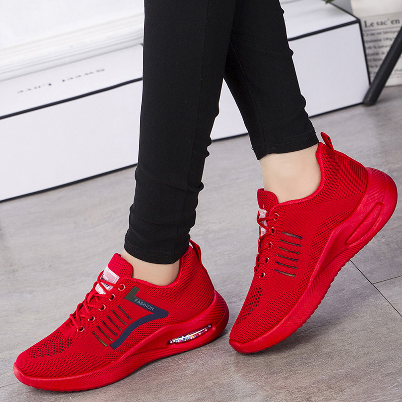 Γυναικεία παπούτσια Vulcanize 2023 Νέα καλοκαιρινή μόδα Γυναικεία αθλητικά παπούτσια με πλέγμα που αναπνέει με κορδόνια Casual ελαφριά γυναικεία παπούτσια Tenis Feminino