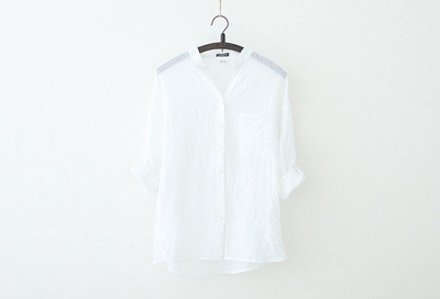 Cămașă subțire, din bumbac, cu protecție solară, pentru femei, bluză vintage elegantă cu mânecă lungă pentru femei Streetwear Casual Bluse Beach Tops