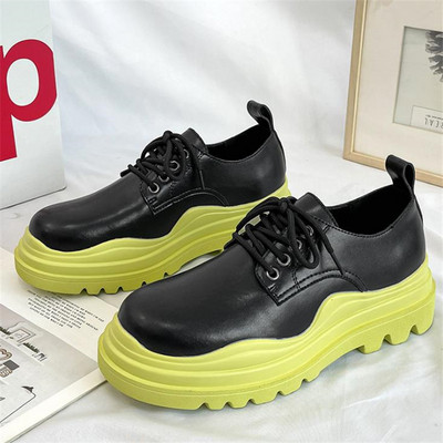 Muške gležnjače Retro Ležerne Chelsea čizme od kože Natikače Muške cipele Muške britanske kratke čizme s platformom