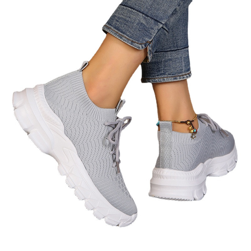 Γυναικεία casual αθλητικά παπούτσια αναπνεύσιμα αθλητικά παπούτσια Lace Up πλατφόρμα δικτυωτών παπουτσιών για τρέξιμο Μόδα ανθεκτικό γυναικείο τένις 2023 Φθινόπωρο Νέο