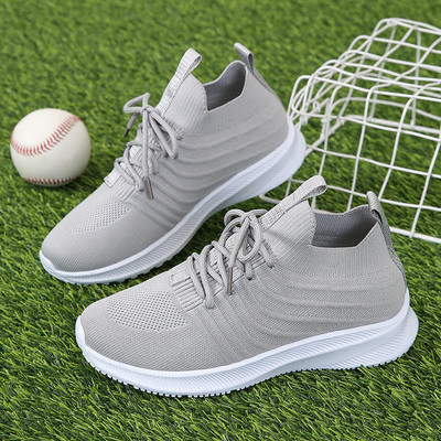 Γυναικεία πάνινα παπούτσια Νέα περιστασιακά παπούτσια Μόδα Fly Woven Mesh Αναπνεύσιμα πάνινα παπούτσια Μονόχρωμα ελαφριά άνετα Loafers Zapatillas