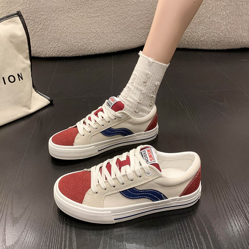 Pantofi de pânză pentru femei, vara 2023, pantofi noi de damă, platformă pentru studenți, pantofi ocazional, îmbrăcăminte de zi cu zi, de bază, elegant, pentru femei, Tenis De Mujer