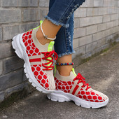 Pantofi sport de damă țesătură de bumbac Air Mesh Primăvară/toamnă Tenis de mică adâncime Femeie Pantofi de femeie Tendințe ocazionale Alergare fără slip