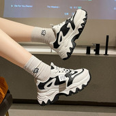 Γυναικεία αθλητικά παπούτσια με πλατφόρμα 2023 Fashion Lace Up με αναπνεύσιμο πλέγμα casual αθλητικά παπούτσια για γυναίκες Πολυτελή παπούτσια για τρέξιμο Γυναικεία τένις