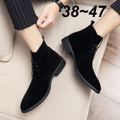 Ανδρικά Suede Δερμάτινα Σχεδιαστικά Casual Φθινοπωρινή χειμερινή μόδα Μάρκα Ανδρικές μπότες Chelsea Ανδρικό φόρεμα Ανδρικά παπούτσια πολυτελείας Μπότες αθλητικά παπούτσια