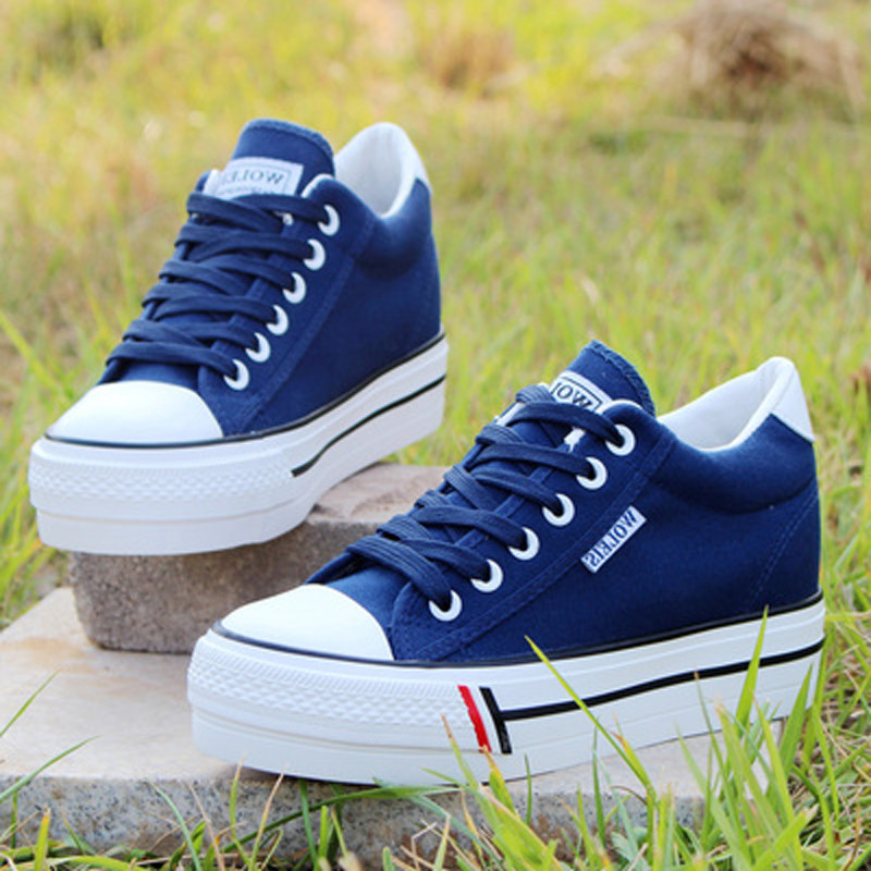 Toamna 2023, noi, femei, primăvară, platformă, pană, pânză, pantofi de modă, pantofi de sport pentru femei, pantofi sport casual, cu toc, fund gros