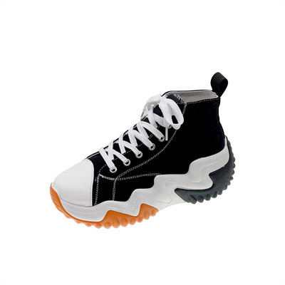 INS Hot Sale 2022 Nove ženske platnene sportske cipele za slobodno vrijeme 42 Velike cipele s platformom Modne visoke sportske ženske cipele