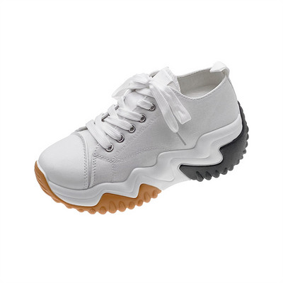 INS Hot Sale 2022 Nove ženske platnene sportske cipele za slobodno vrijeme 42 Velike cipele s platformom Modne visoke sportske ženske cipele