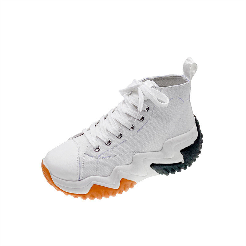 INS Hot Sale 2022 Nove ženske platnene sportske cipele za slobodno vrijeme 42 Velike cipele s platformom Modne visoke sportske ženske cipele