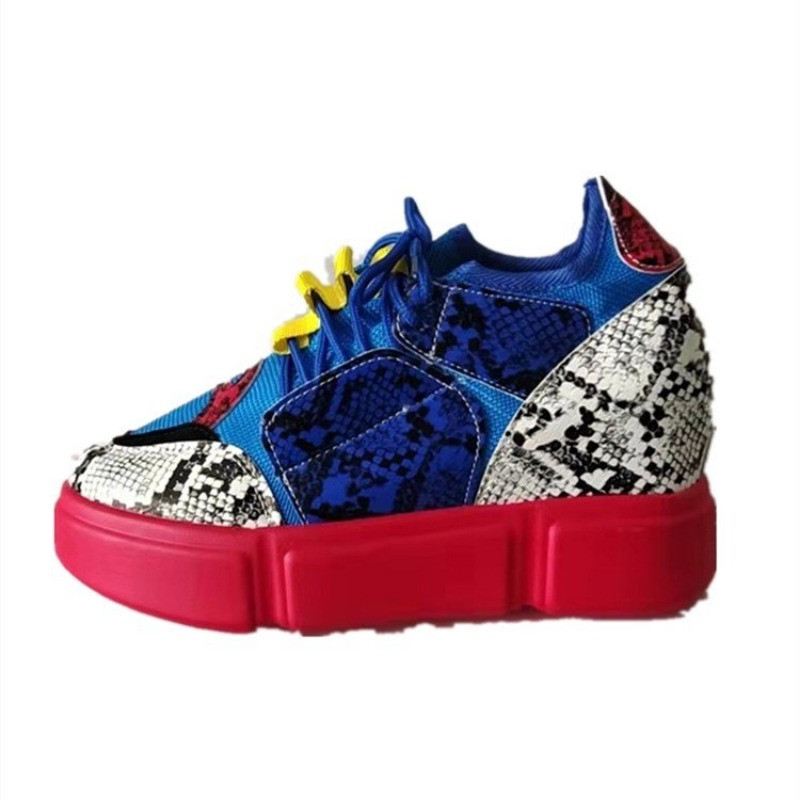 Ženske tenisice s platformom Cipele Modne cipele za povećanje visine 8 cm Ženske tenisice Košare Femme Ležerne debele tenisice Ženska 43