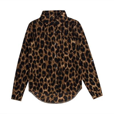 Ženska kimono majica s leopard uzorkom, dugih rukava, bluza s leopard uzorkom, s V izrezom, ležerna košulja od zmijske kože, velika veličina S-XL