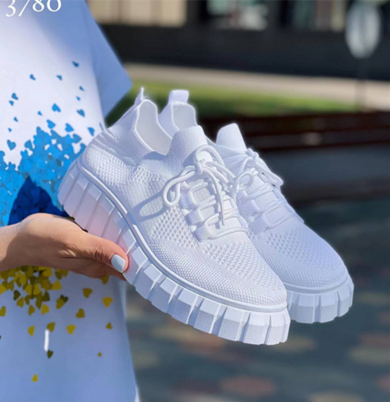 Ženske elegantne tenisice 2022. Proljeće Nove rastezljive tkanine Ženske cipele na vezanje Ležerne cipele 36-43 Velike ženske udobne ravne cipele 2022.