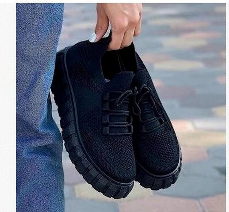 Ženske elegantne tenisice 2022. Proljeće Nove rastezljive tkanine Ženske cipele na vezanje Ležerne cipele 36-43 Velike ženske udobne ravne cipele 2022.