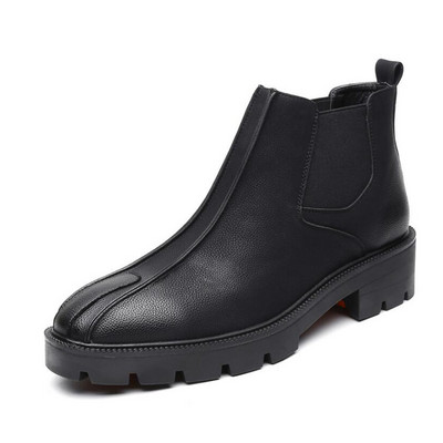 Visokokvalitetne jesenske motociklističke gležnjače Muške cipele na špic Chelsea čizme Muške kožne čizme za rad na otvorenom A57-76