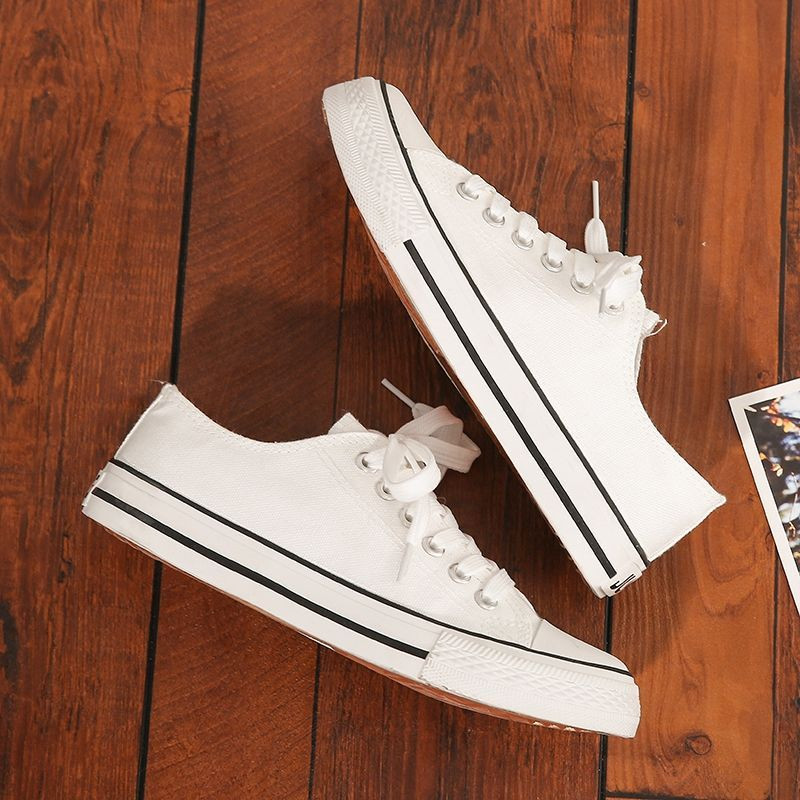 Φθινοπωρινή μόδα Αθλητικά παπούτσια για γυναίκες 2023 Άνοιξη Flat Tennis Running γυναικεία παπούτσια Trend Sneakersy Canvas Casual Black White