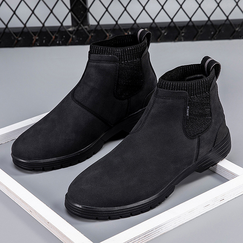 Nove muške čizme Kožne vodootporne muške Chelsea čizme Dizajnerske marke talijanske svečane čizme Modne muške poslovne gležnjače velike veličine