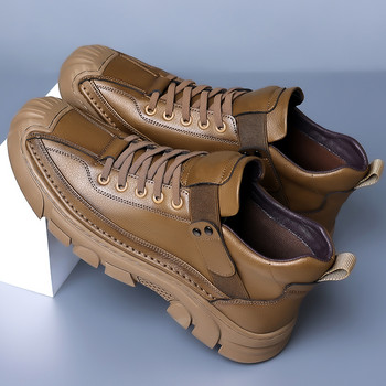 Висококачествени туристически обувки Водоустойчиви оксфордски ботуши Дишащи противоплъзгащи обувки за туризъм Външни маратонки Мъжки ежедневни обувки за шофиране