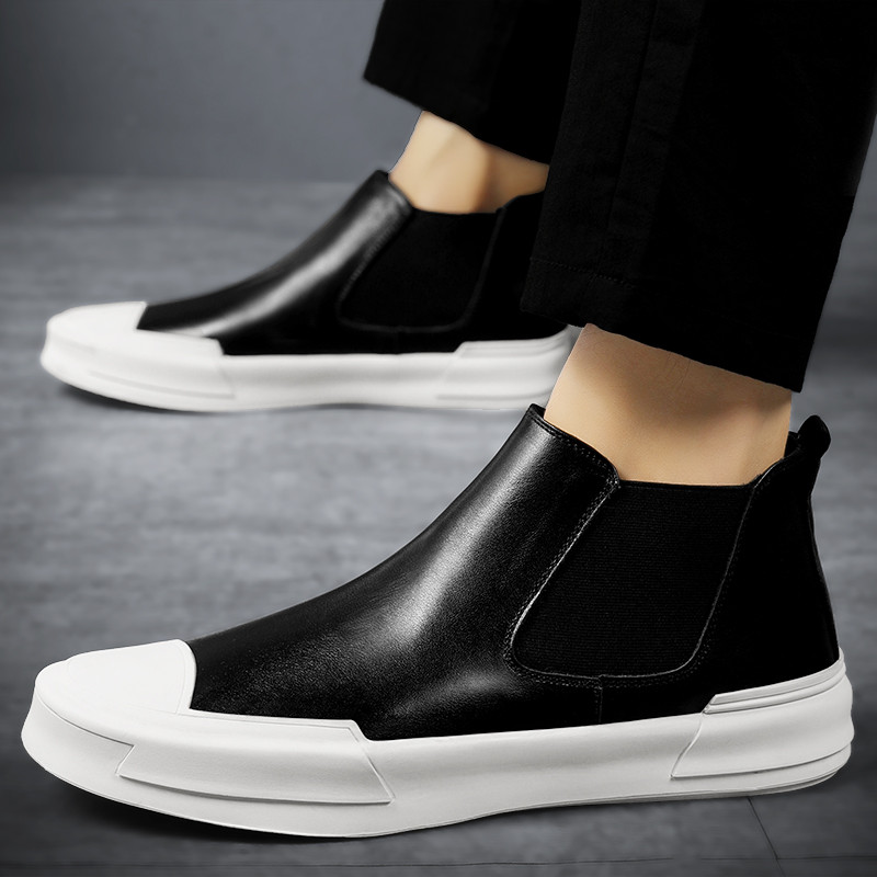 Bărbați noi Cizme Chelsea din de înaltă calitate, brand de lux, tendințe de modă, cizme confort, întâlniri de afaceri, pantofi formali de petrecere