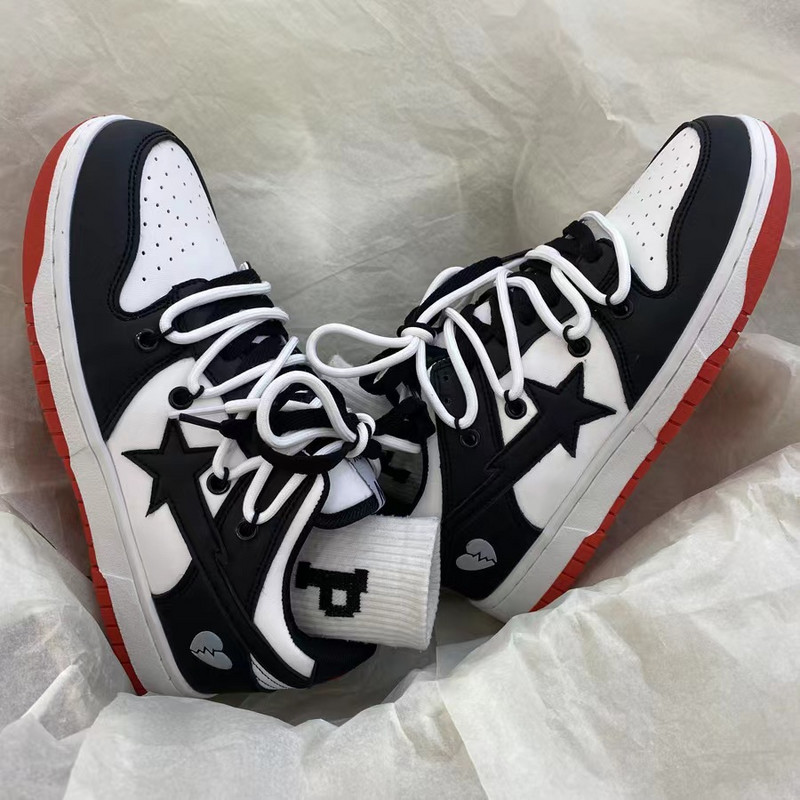 Pantofi casual de damă, cu stele personalizate, pentru alergare, pantofi sport, pantofi de tenis, pantofi de skateboard, pantofi de antrenament, patinaje, pantofi plat pentru mers