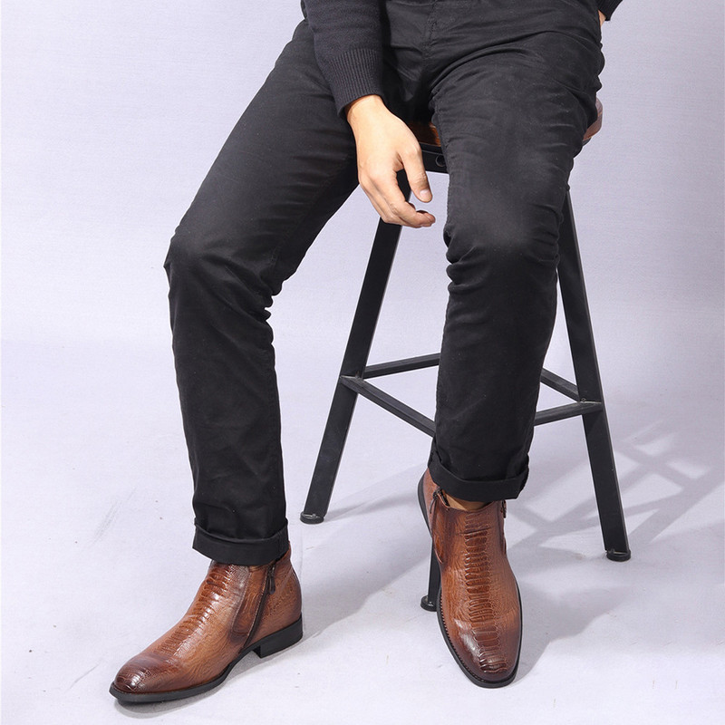 Ανδρικές μπότες άνετα επώνυμα μποτάκια 2021 δερμάτινα μποτάκια