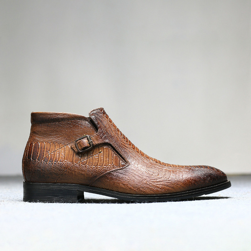 Ανδρικές μπότες άνετα επώνυμα μποτάκια 2021 δερμάτινα μποτάκια