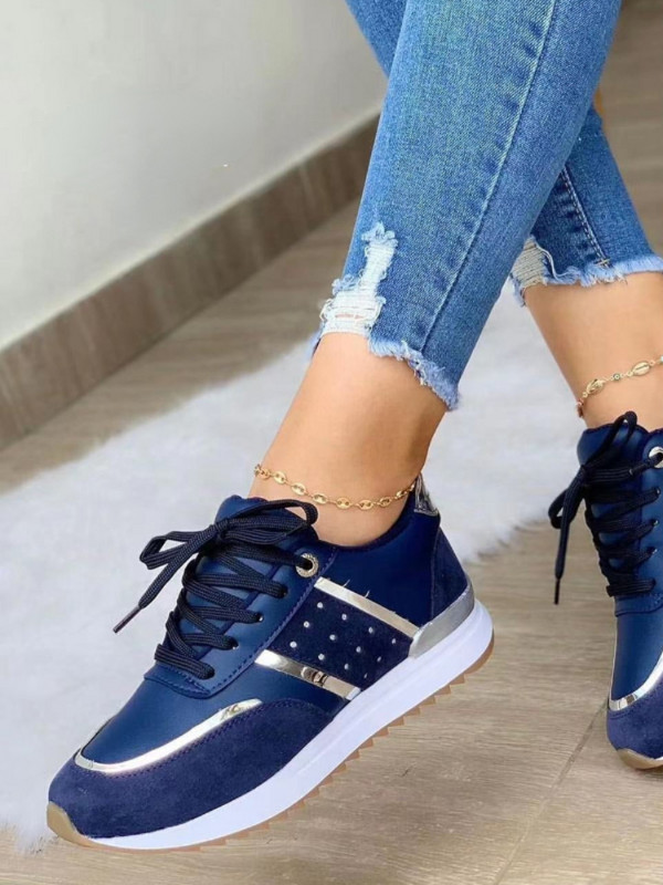 2023 pantofi pentru femei pantofi cu platformă patchwork din piele pantofi sport casual pentru alergare în aer liber pantofi vulcanizati